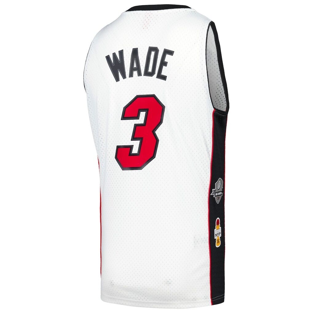 Dwyane Wade Miami Heat Mitchell & Ness Unisex Hall of Fame Class of 2023 Throwback Swingman Jersey