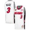 Dwyane Wade Miami Heat Mitchell & Ness Unisex Hall of Fame Class of 2023 Throwback Swingman Jersey - White - Front View