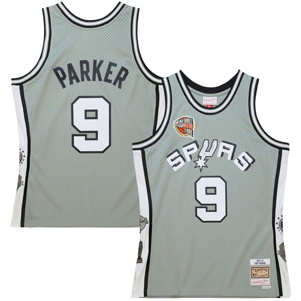 Tony Parker San Antonio Spurs Mitchell & Ness Unisex Hall of Fame Class of 2023 Throwback Swingman Jersey