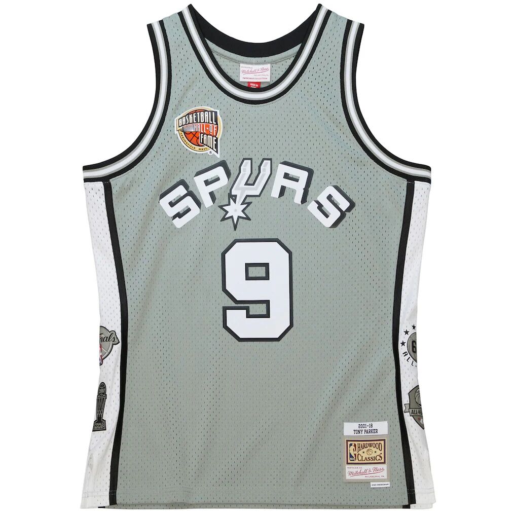 Tony Parker San Antonio Spurs Mitchell & Ness Unisex Hall of Fame Class of 2023 Throwback Swingman Jersey