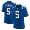 Anthony Richardson Indianapolis Colts Nike Indiana Nights Alternate Game Jersey - - Front View