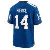 Alec Pierce Indianapolis Colts Nike Alternate Game Jersey - Blue - Detail View