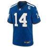 Alec Pierce Indianapolis Colts Nike Alternate Game Jersey - Blue - Side View