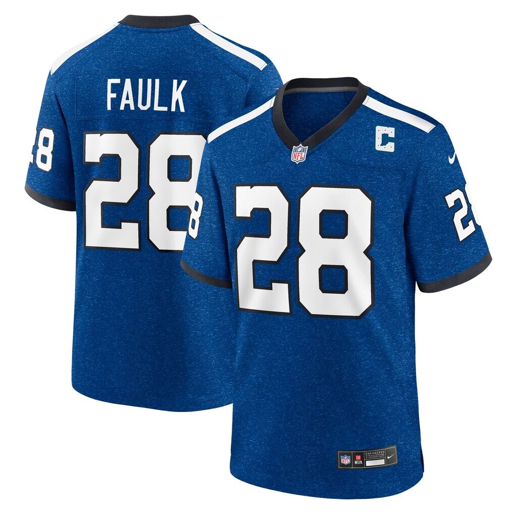 Marshall Faulk Indianapolis Colts Nike Retired Player Alternate Game Jersey