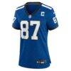 Reggie Wayne Indianapolis Colts Nike Women's Indiana Nights Alternate Game Jersey - Blue - Side View