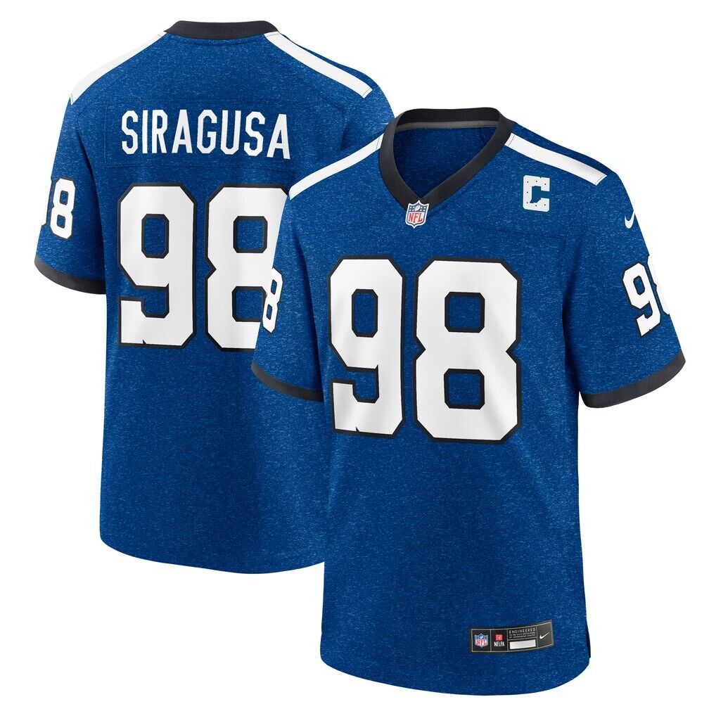Tony Siragusa Indianapolis Colts Nike Retired Player Alternate Game Jersey