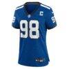 Tony Siragusa Indianapolis Colts Nike Women's Indiana Nights Alternate Game Jersey - Blue - Side View
