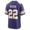 Paul Krause Minnesota Vikings Nike Retired Player Alternate Game Jersey - Purple - Detail View
