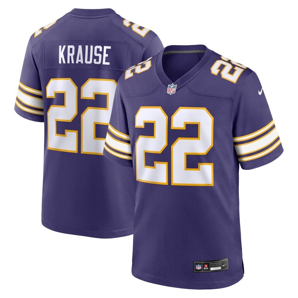 Paul Krause Minnesota Vikings Nike Retired Player Alternate Game Jersey