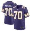 Jim Marshall Minnesota Vikings Nike Retired Player Alternate Game Jersey - Purple - Front View