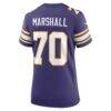 Jim Marshall Minnesota Vikings Nike Women's Classic Retired Player Jersey - Purple - Detail View