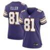 Carl Eller Minnesota Vikings Nike Women's Classic Retired Player Jersey - Purple - Front View