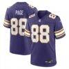 Alan Page Minnesota Vikings Nike Retired Player Alternate Game Jersey - Purple - Front View