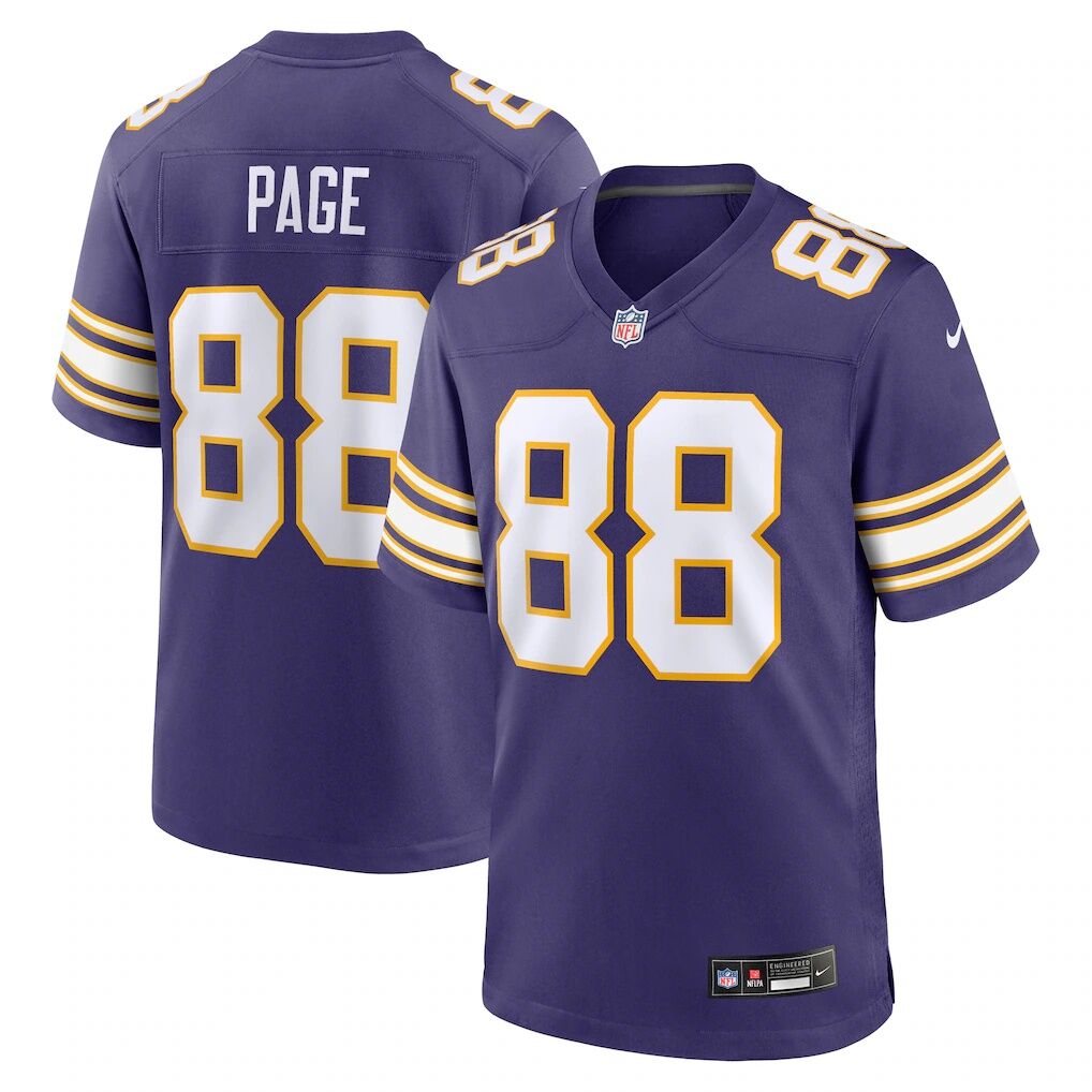 Alan Page Minnesota Vikings Nike Retired Player Alternate Game Jersey