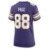 Alan Page Minnesota Vikings Nike Women's Classic Retired Player Jersey - Purple - Detail View