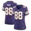 Alan Page Minnesota Vikings Nike Women's Classic Retired Player Jersey - Purple - Front View