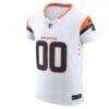 Denver Broncos Nike Vapor F.U.S.E. Elite Custom Jersey - White - Side View