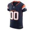 Denver Broncos Nike Alternate Vapor F.U.S.E. Elite Custom Jersey - Navy - Side View