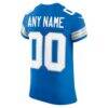 Detroit Lions Nike Team Vapor F.U.S.E. Elite Custom Jersey - Blue - Detail View