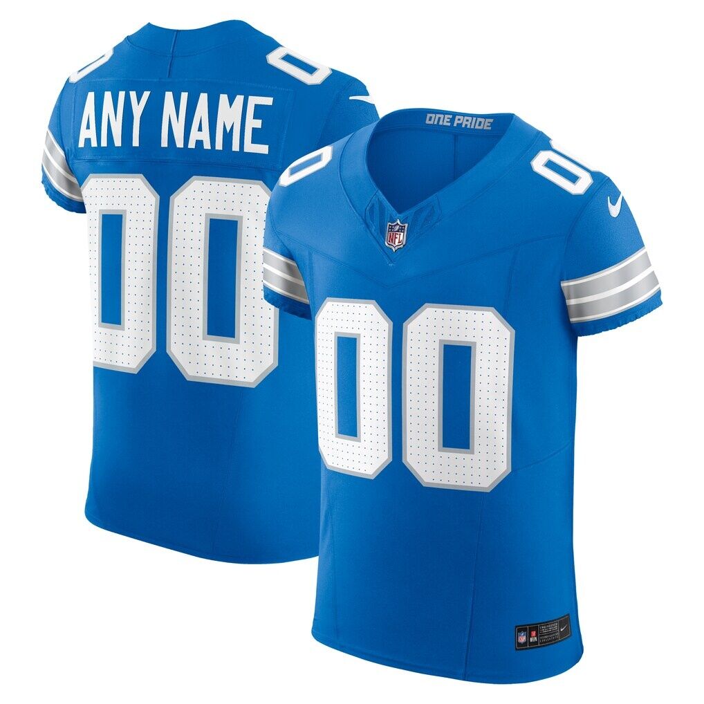 Detroit Lions Nike Team Vapor F.U.S.E. Elite Custom Jersey