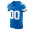 Detroit Lions Nike Team Vapor F.U.S.E. Elite Custom Jersey - Blue - Side View