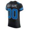Detroit Lions Nike Alternate Vapor F.U.S.E. Elite Custom Jersey - Black - Detail View