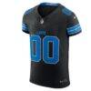 Detroit Lions Nike Alternate Vapor F.U.S.E. Elite Custom Jersey - Black - Side View