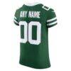 New York Jets Nike Vapor F.U.S.E. Elite Custom Jersey - Green - Detail View