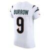 Joe Burrow Cincinnati Bengals Nike Vapor F.U.S.E. Elite Jersey - White - Detail View