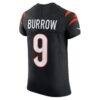 Joe Burrow Cincinnati Bengals Nike Team Vapor F.U.S.E. Elite Jersey - Black - Detail View