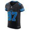 Aidan Hutchinson Detroit Lions Nike Alternate Vapor F.U.S.E. Elite Jersey - Black - Side View