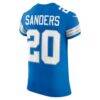 Barry Sanders Detroit Lions Nike Team Vapor F.U.S.E. Elite Jersey - Blue - Detail View