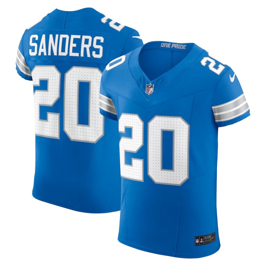 Barry Sanders Detroit Lions Nike Team Vapor F.U.S.E. Elite Jersey