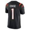 Ja'Marr Chase Cincinnati Bengals Nike Vapor F.U.S.E. Limited Jersey - Black - Detail View