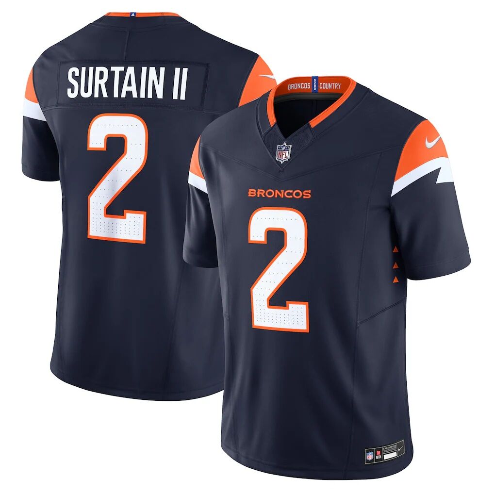 Patrick Surtain II Denver Broncos Nike Mile High Collection Vapor F.U.S.E. Limited Jersey