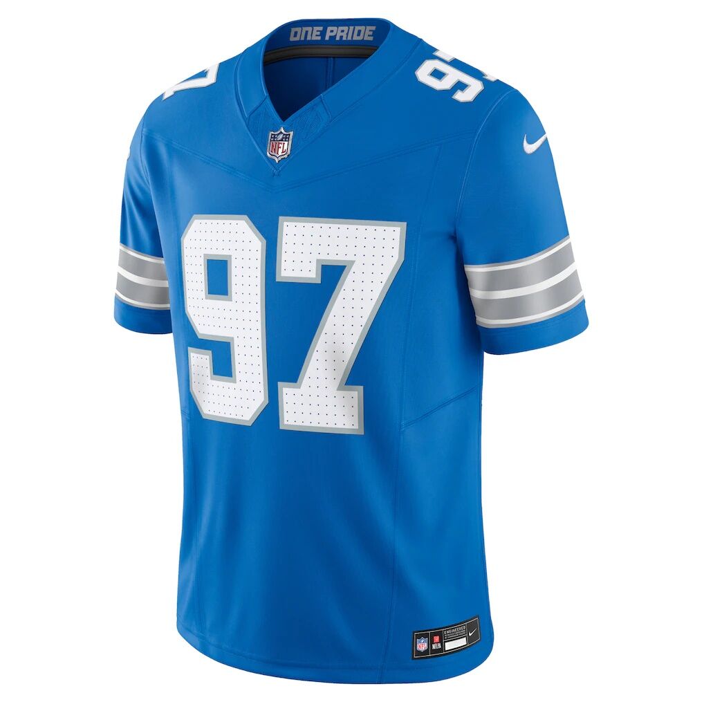 Aidan Hutchinson Detroit Lions Nike Team Vapor F.U.S.E. Limited Jersey
