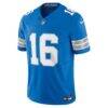 Jared Goff Detroit Lions Nike Vapor F.U.S.E. Limited Jersey - Blue - Side View