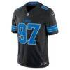 Aidan Hutchinson Detroit Lions Nike 2nd Alternate Vapor F.U.S.E. Limited Jersey - Black - Side View