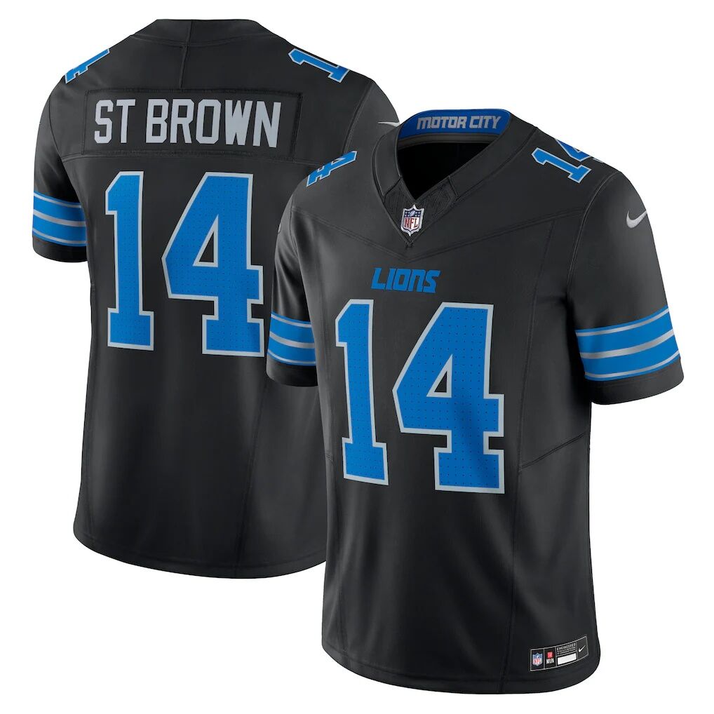 Amon-Ra St. Brown Detroit Lions Nike 2nd Alternate Vapor F.U.S.E. Limited Jersey