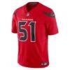 Will Anderson Jr. Houston Texans Nike Alternate Vapor F.U.S.E. Limited Jersey - Red - Side View