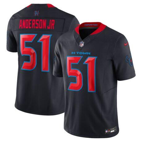 Will Anderson Jr. Houston Texans Nike 2nd Alternate Vapor F.U.S.E. Limited Jersey - Navy - Front View