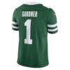 Ahmad Sauce Gardner New York Jets Nike Vapor F.U.S.E. Limited Jersey - - Detail View