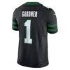 Ahmad Sauce Gardner New York Jets Nike Alternate Vapor F.U.S.E. Limited Jersey - Black - Detail View