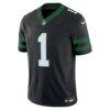 Ahmad Sauce Gardner New York Jets Nike Alternate Vapor F.U.S.E. Limited Jersey - Black - Side View