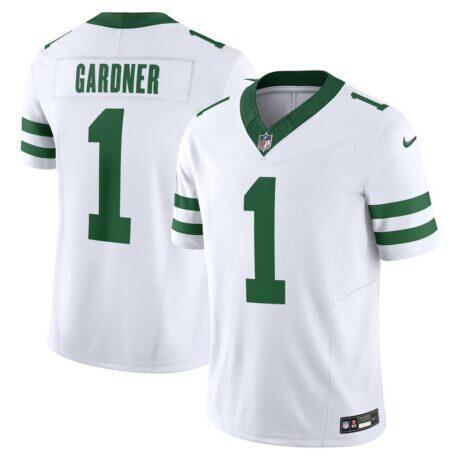 Ahmad Sauce Gardner New York Jets Nike Vapor F.U.S.E. Limited Jersey - White - Front View