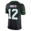 Joe Namath New York Jets Nike Alternate Vapor F.U.S.E. Limited Jersey - Black - Detail View