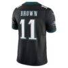 A.J. Brown Philadelphia Eagles Nike Alternate Vapor F.U.S.E. Limited Jersey - Black - Detail View