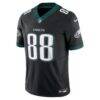 Dallas Goedert Philadelphia Eagles Nike Alternate Vapor F.U.S.E. Limited Jersey - Black - Side View