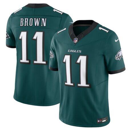 A.J. Brown Philadelphia Eagles Nike Vapor F.U.S.E. Limited Jersey - - Front View