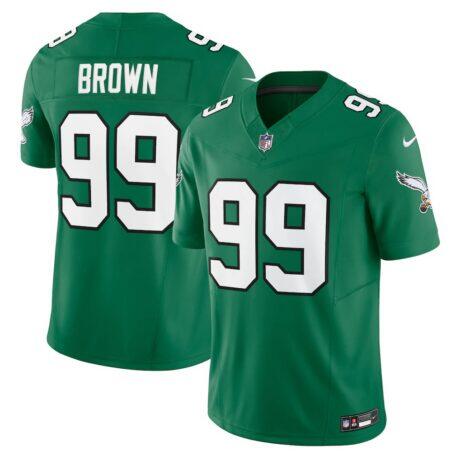 Jerome Brown Philadelphia Eagles Nike Alternate Vapor F.U.S.E. Limited Jersey - - Front View
